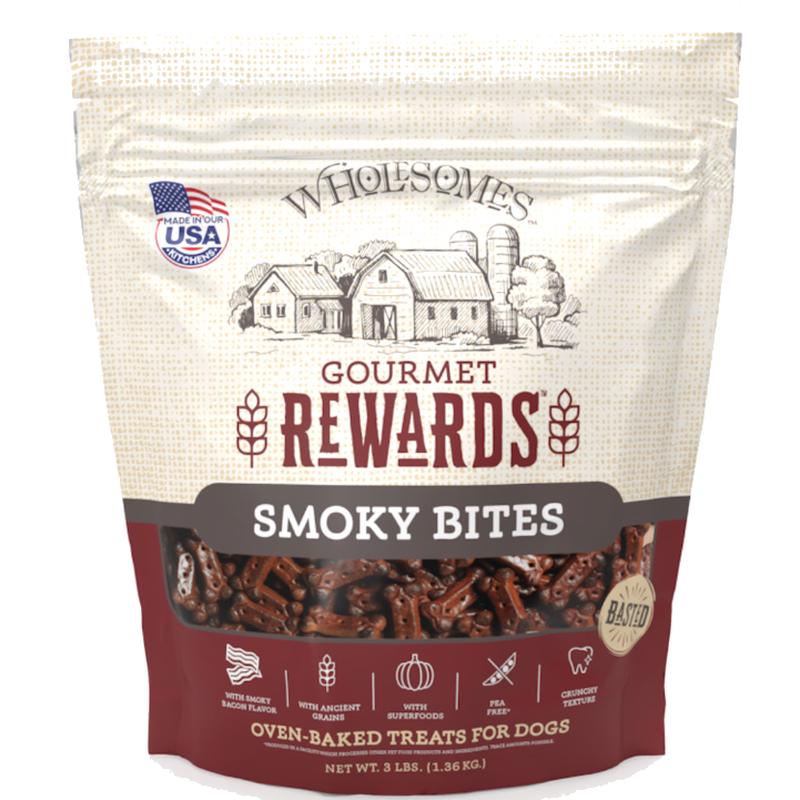 Wholesomes Gourmet Rewards Dog Treats Smoky Bites - 3lb