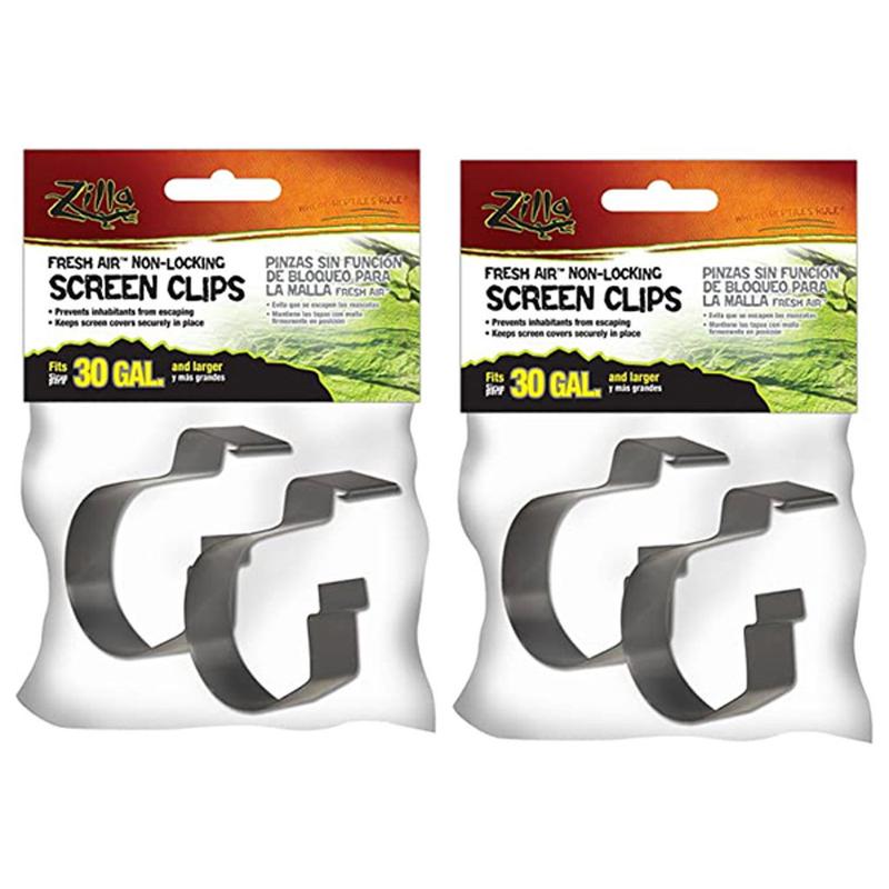 Zilla Fresh Air Non-locking Large Screen Clips - 2 pk