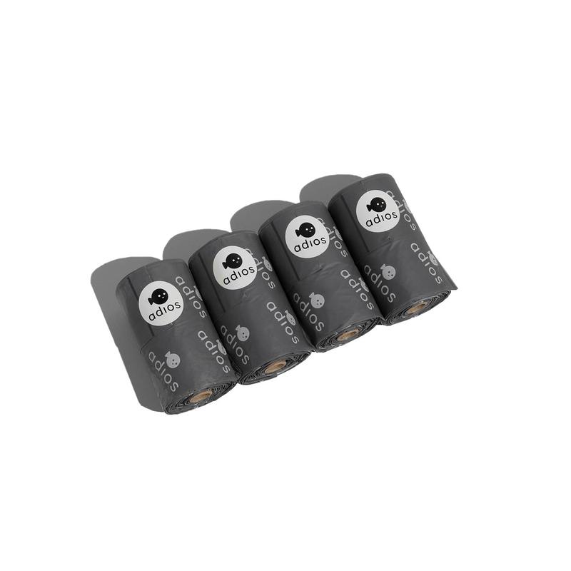 Adios Handle On A Roll Poo Bags - 60 bags