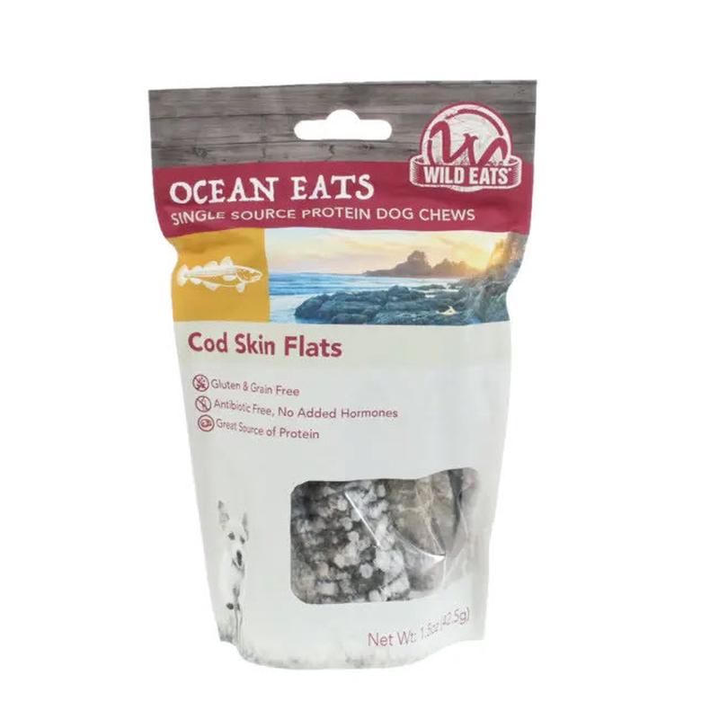 Wild Eats Cod Skin Flats Dog Chews