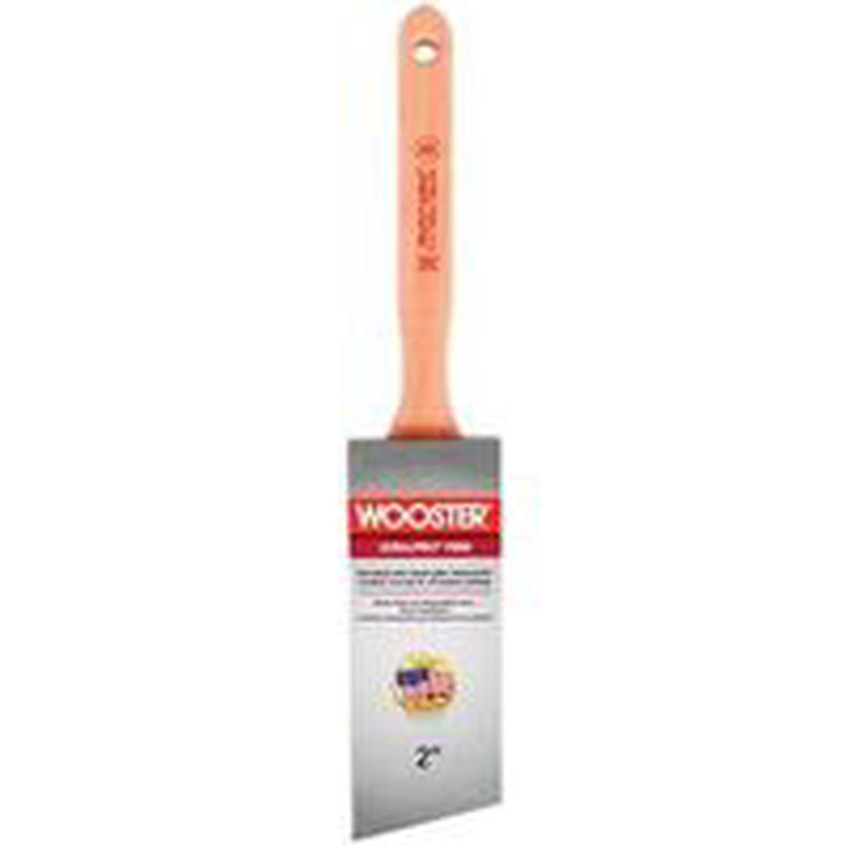 Wooster Paint Brush, Purple/Sable Brown, Sealed Maple Wood Handle, 2" W, 2-11/16" L Bristle, (4174-2)