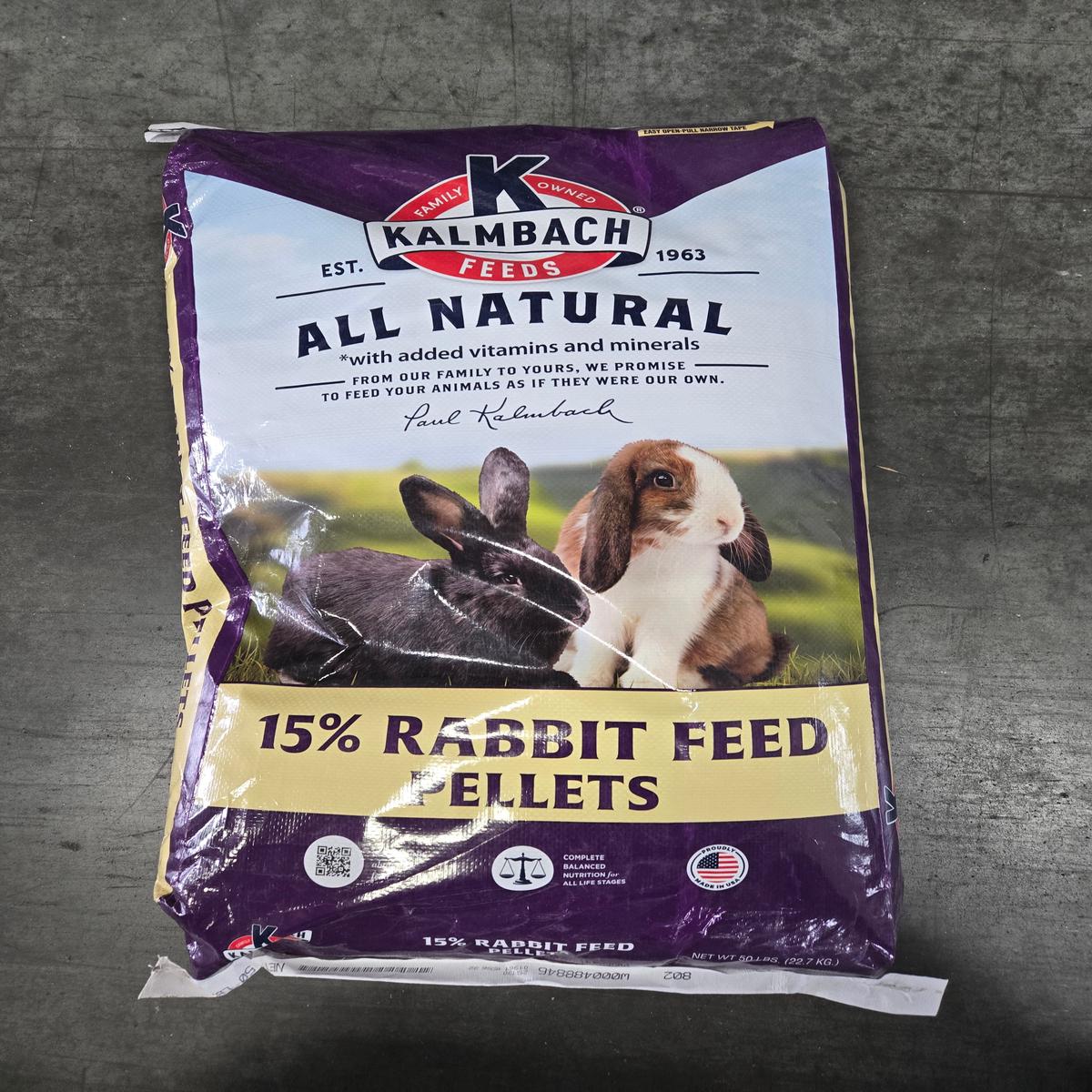 50# 15 Rabbit Pellet Kalm