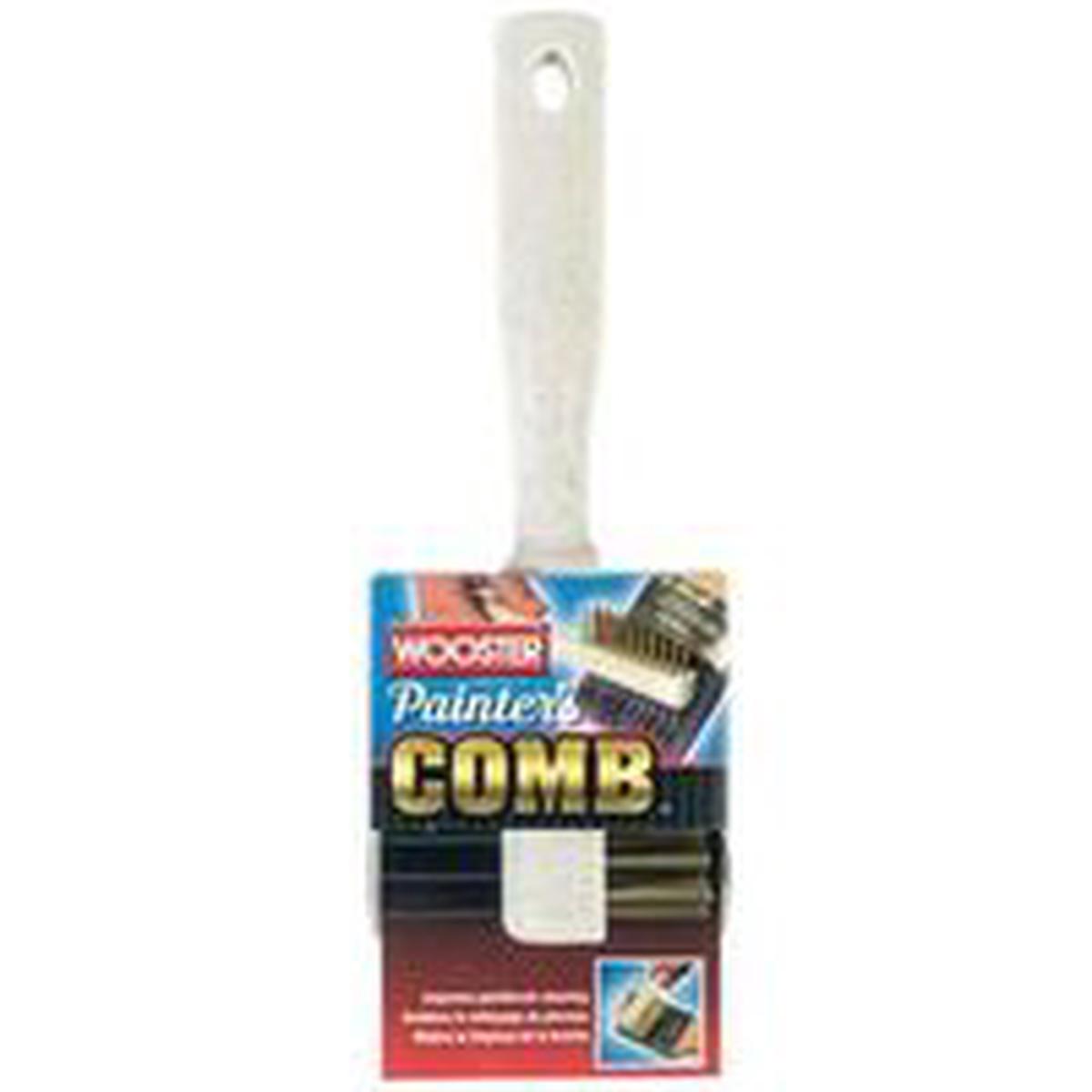 Wooster 1832 Painter's Comb, 1 in L Trim, Brass Trim, Polypropylene Handle