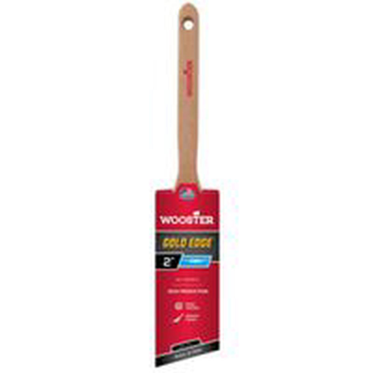 Wooster Paint Brush, 2 in W, 2-11/16 in L, Semi-Oval Angle Sash Handle (5236-2)