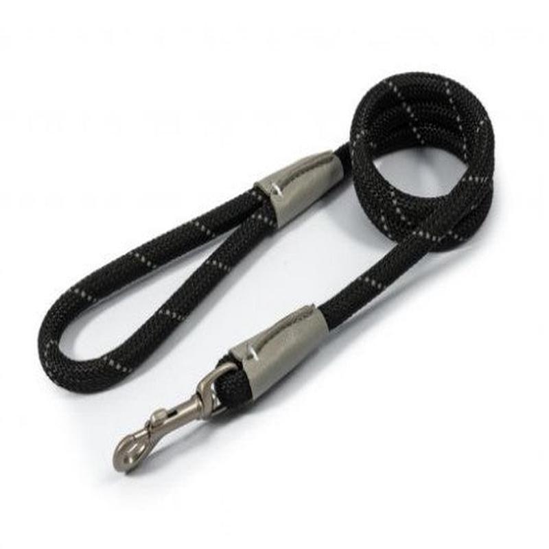 Ancol Reflective Lead Black 12mm Viva