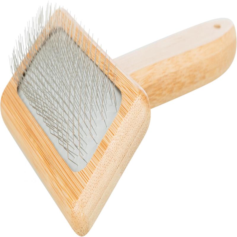 Trixie Soft brush, bamboo/metal, 9 x 15 cm