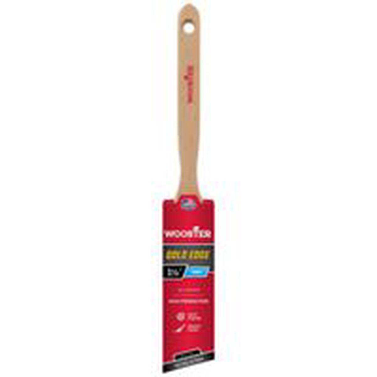 Wooster 5236-1-1/2 Paint Brush, 1-1/2 in W, 2-7/16 in L, Polyester Bristle, Semi-Oval Angle Sash Han