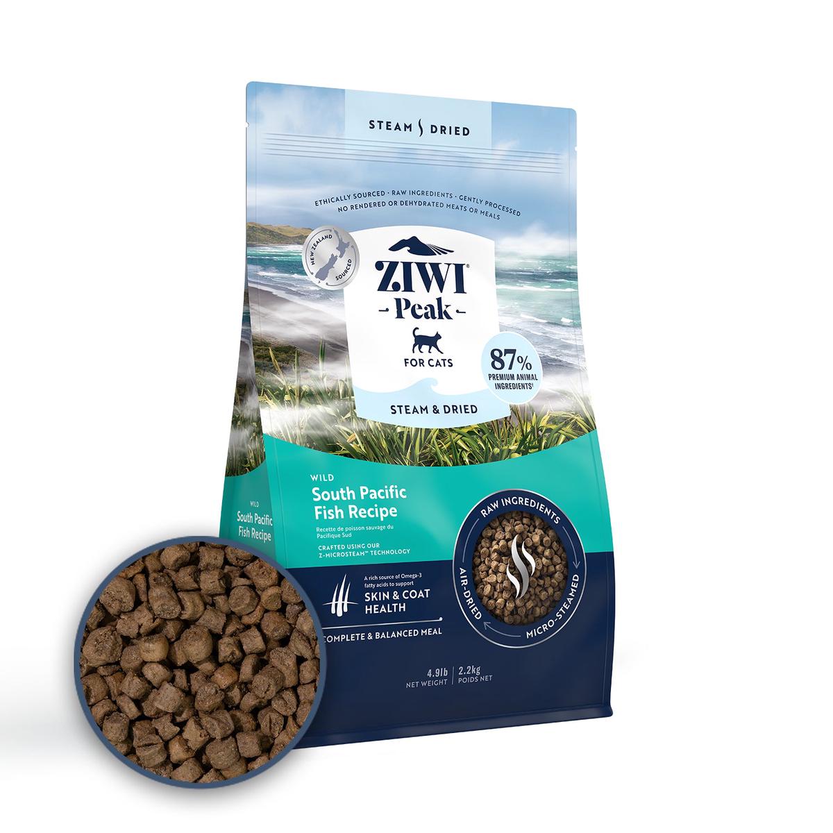 Ziwipeak Micro-Steamed Air-Dried Wild South Pacific Fish Cat Food