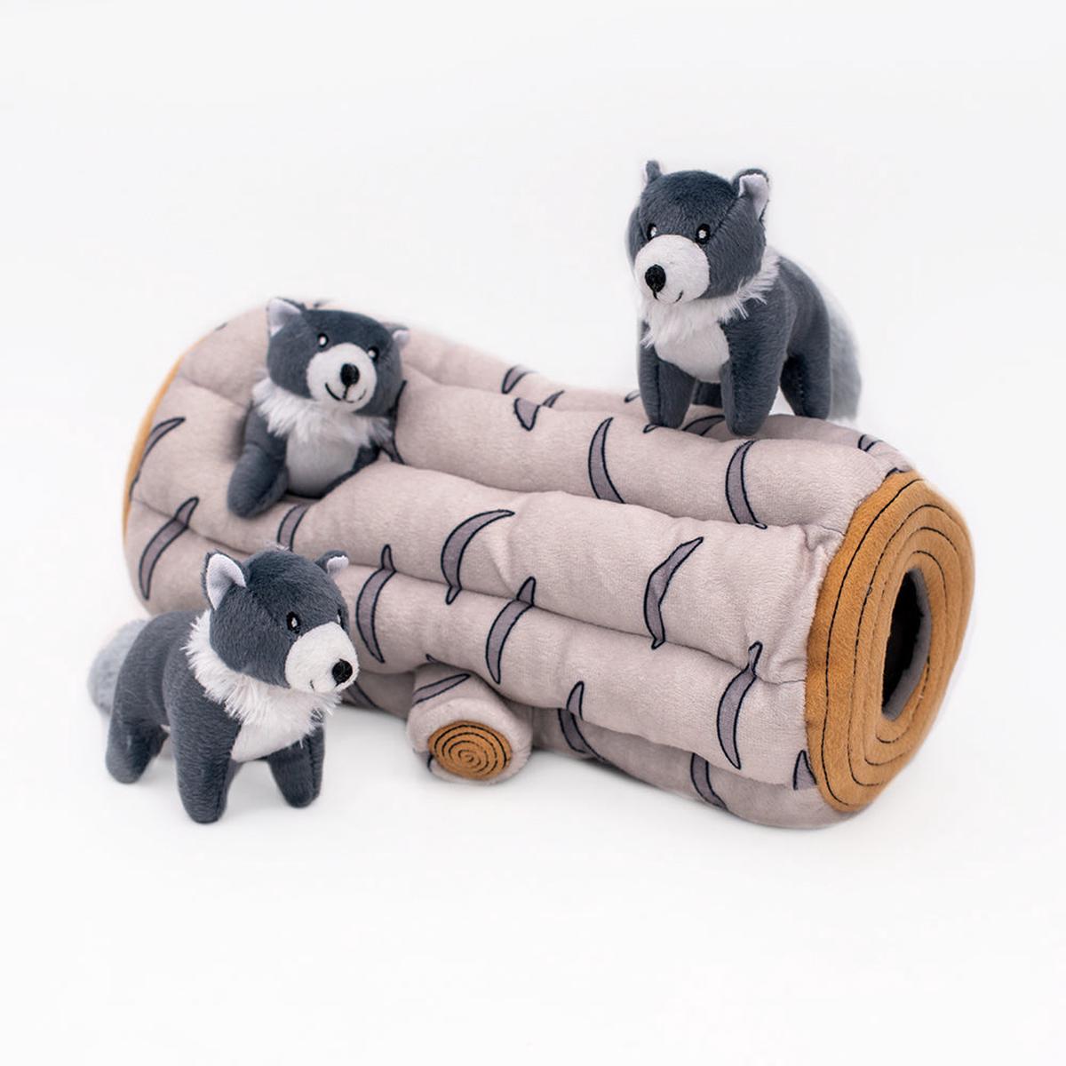 ZippyPaws Zippy Burrow Dog Toy Artic Wolf X-Large