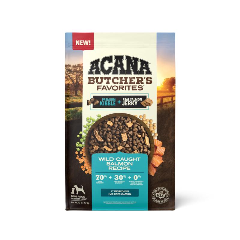 Acana Butchers Favorites Dry Dog Food Wild-Caught Salmon 17 lb
