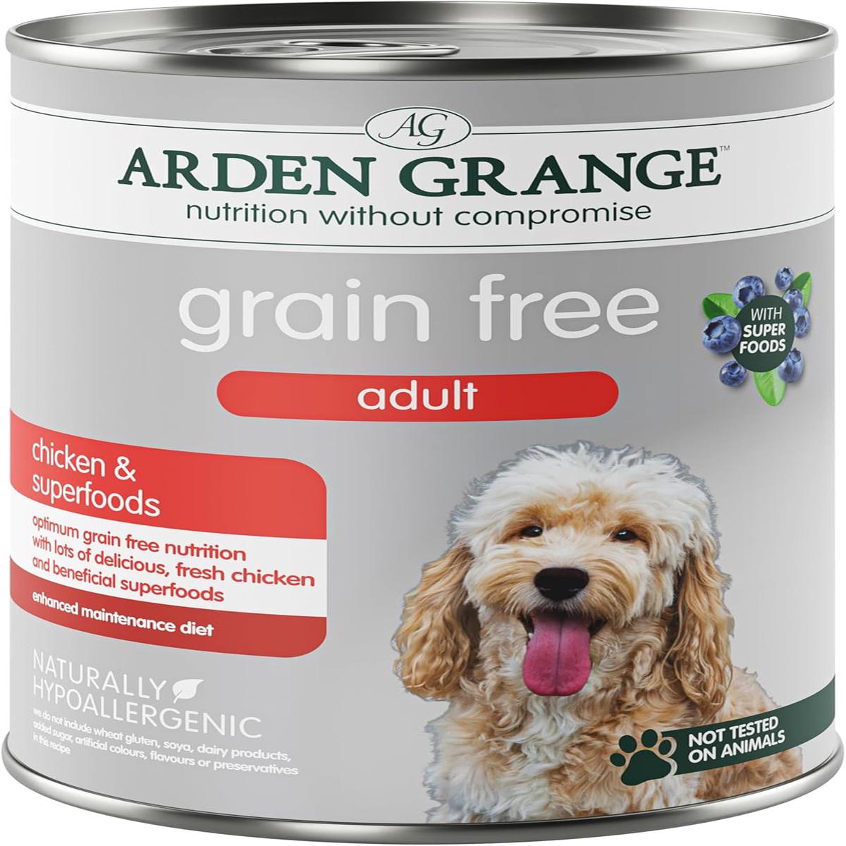 Arden Grange Grain Free Adult Chicken & Superfoods, 395g