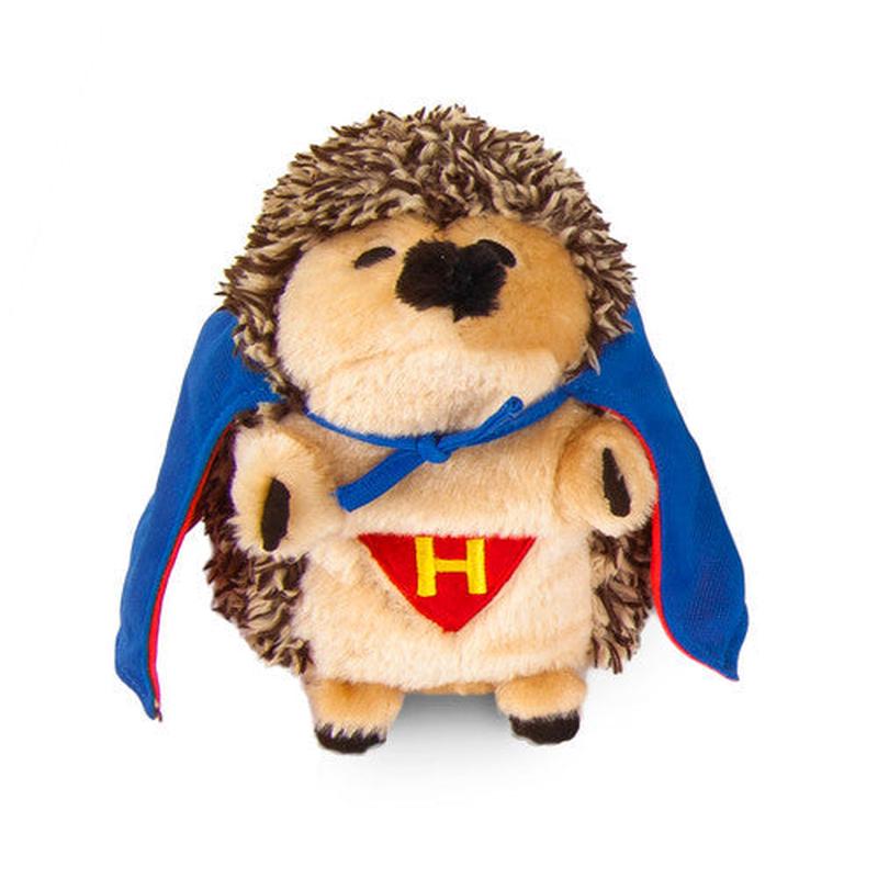 ZOOBILEE Super Hero Heggies Plush Dog Toy Multi-Color One Size - Default Title