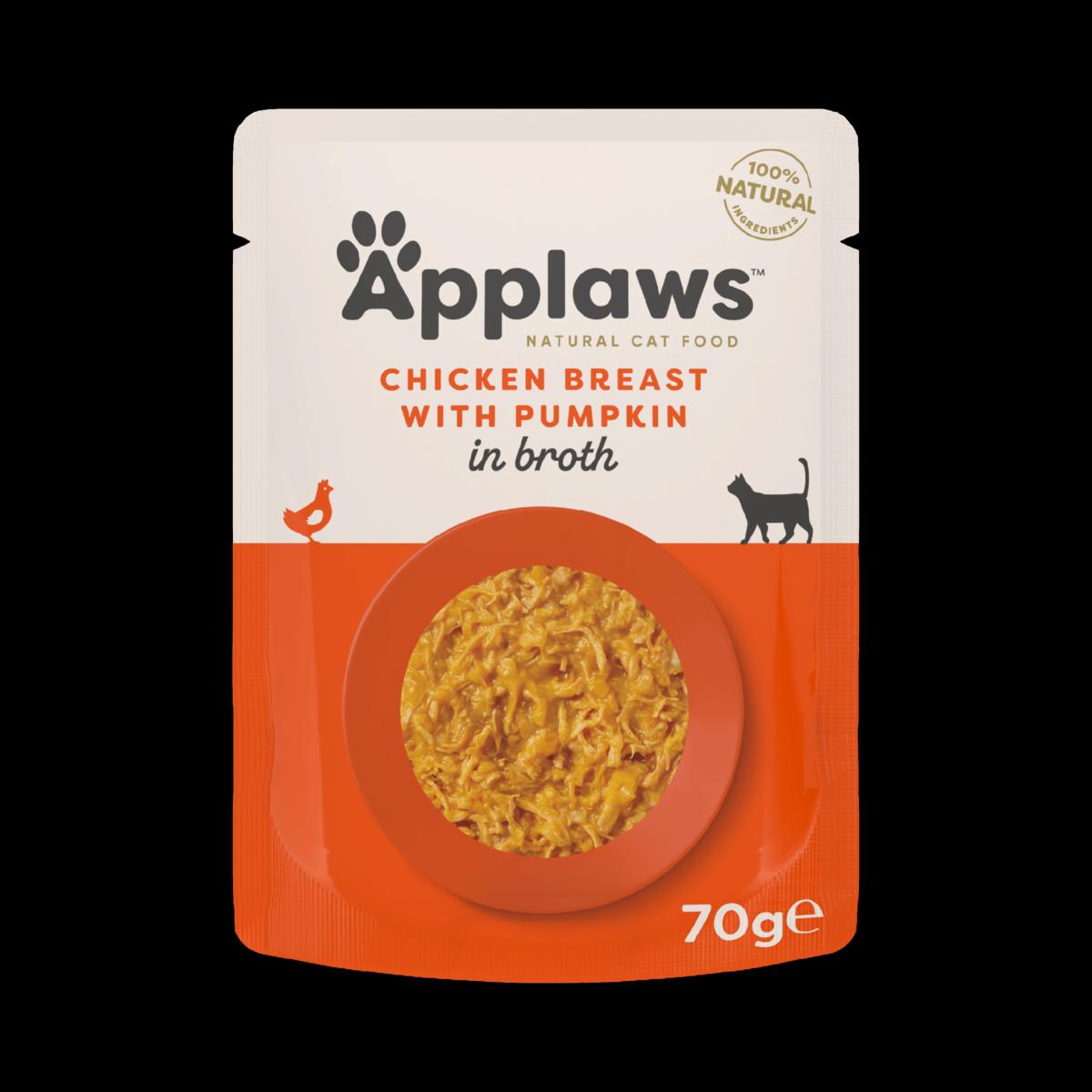 Applaws Cat - Broth Pouch Chicken With Pumpkin 70g