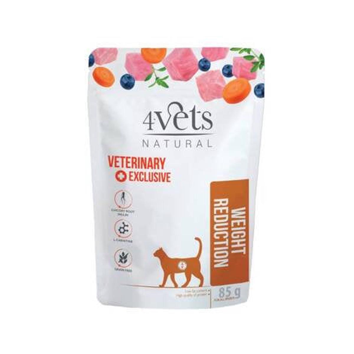 4Vets Cat Pouch, 85g - Weight Reduction