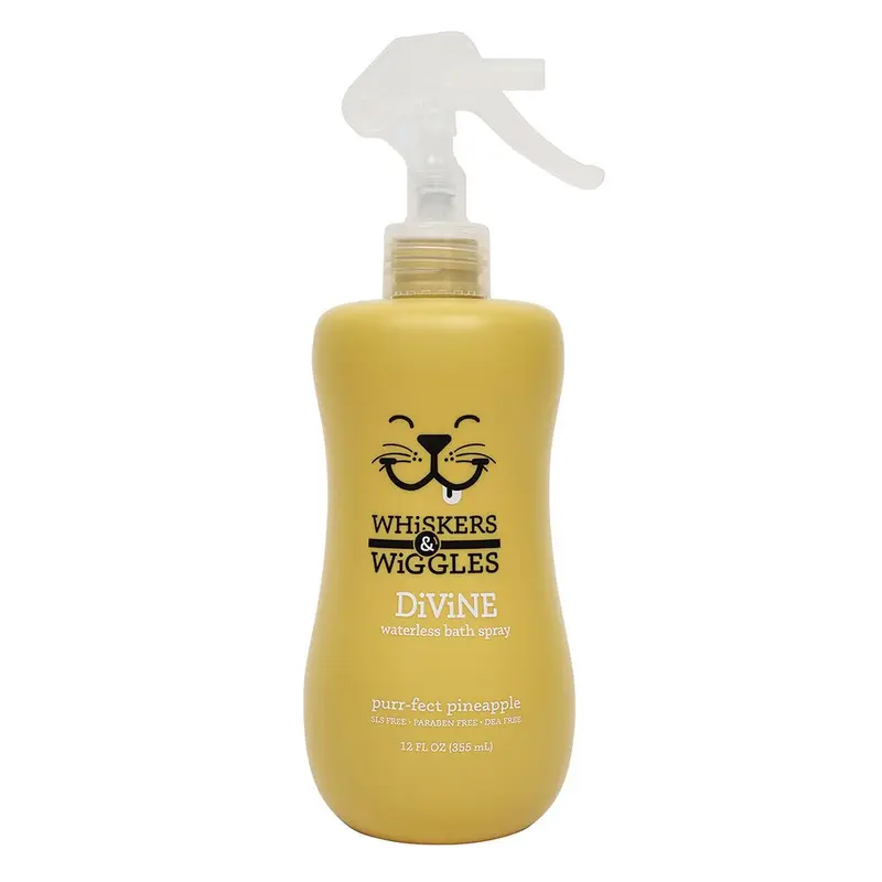 Whiskers & Wiggles Cat Divine Waterless Bath Spray 355mL