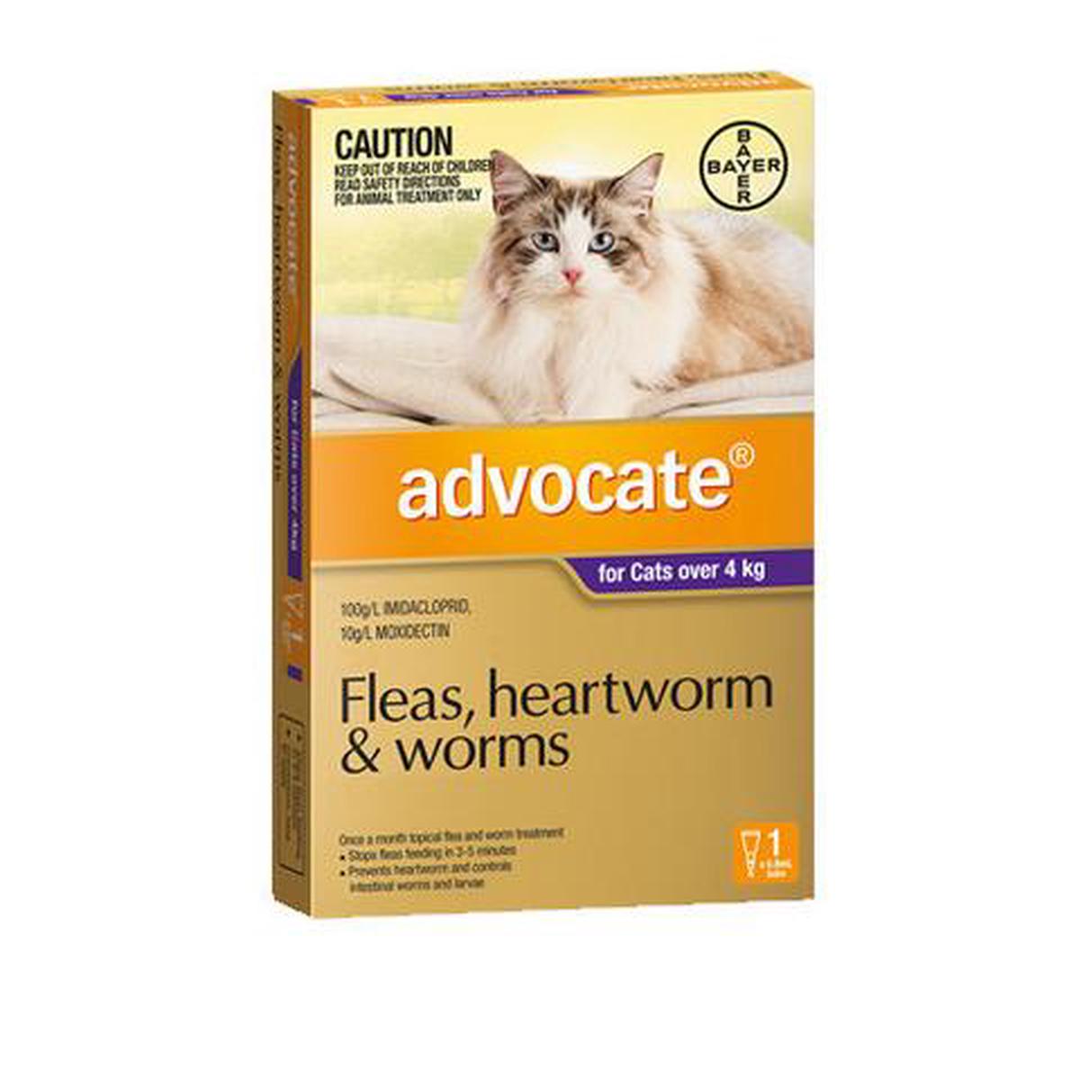 ADVOCATE FOR CATS OVER 4KG