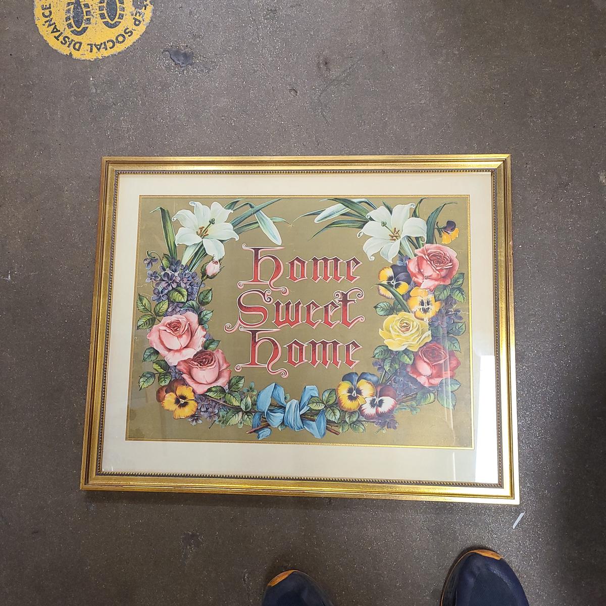 "HOME SWEET HOME" PRINT