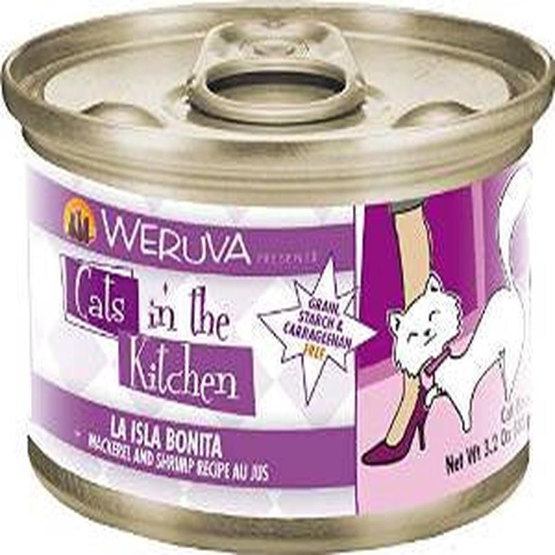 Weruva Mackerel & Shrimp Recipe Au Jus Cans La Isla Bonita Cat 24/3.2oz. {L-x} 784081 - Default Title