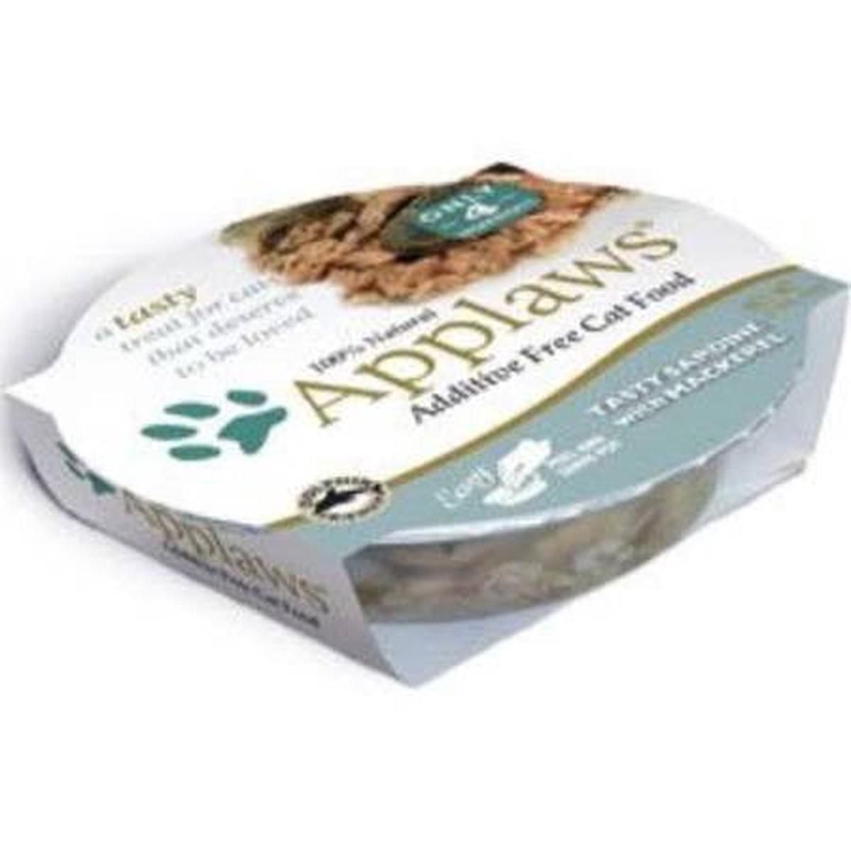 Applaws Cat Sardine & Mackerel Peel Top Dish 10 2.12oz