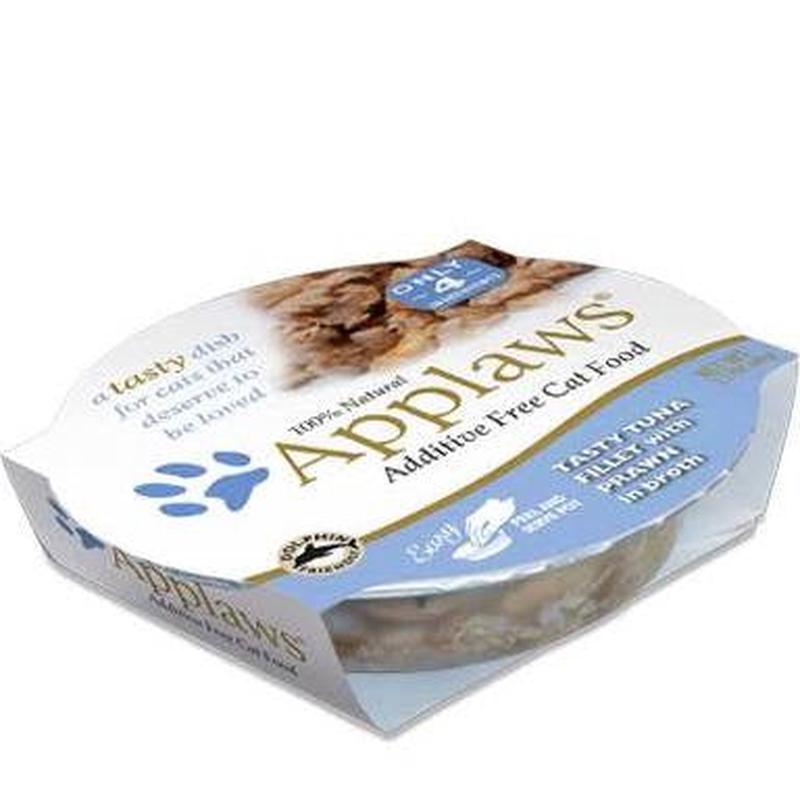 Applaws Cat Tuna & Prawn Peel Top Dish 10 2.12oz - Default Title