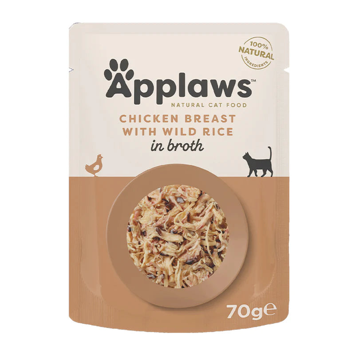Applaws Cat - Broth Pouch Chicken With Rice 70g