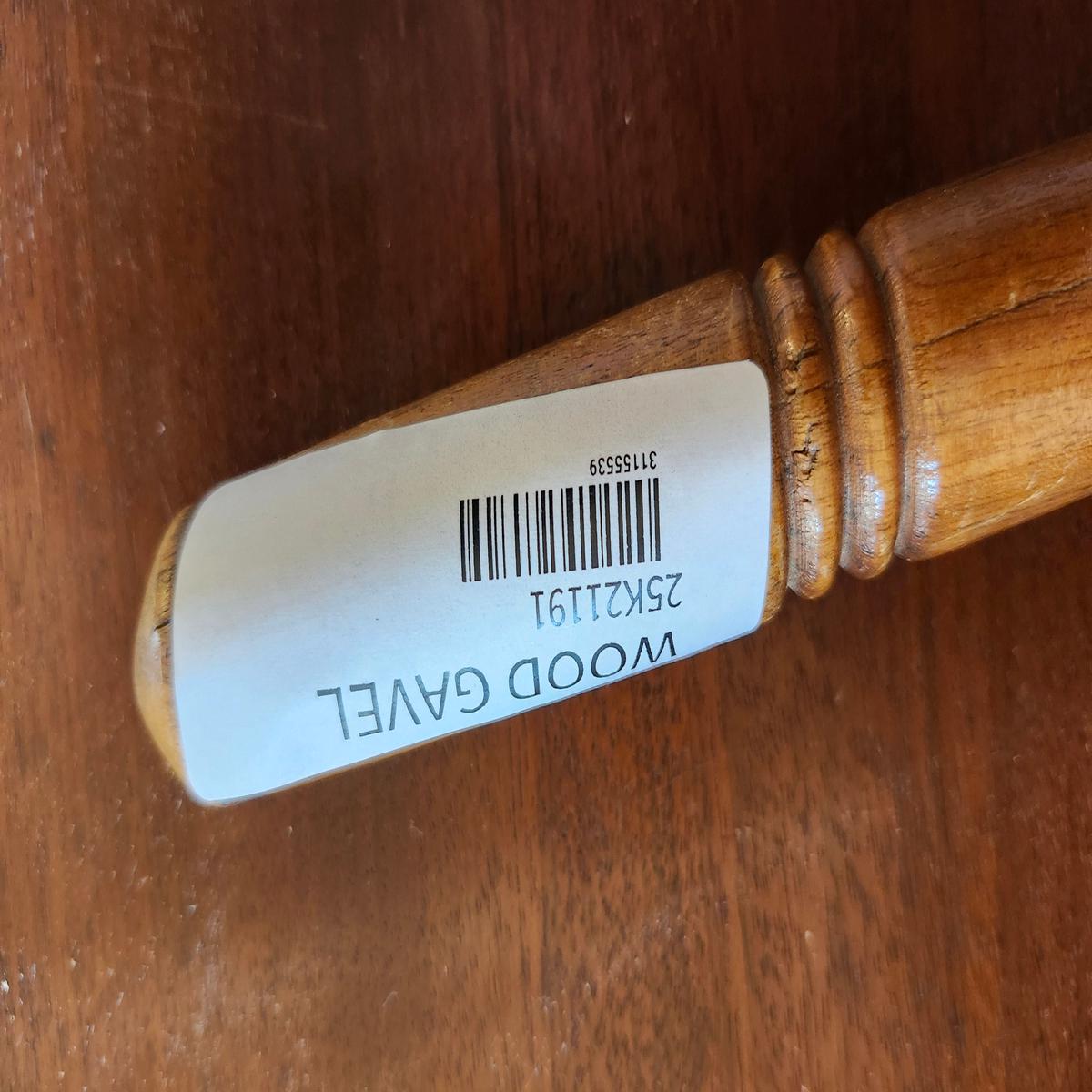 WOOD GAVEL