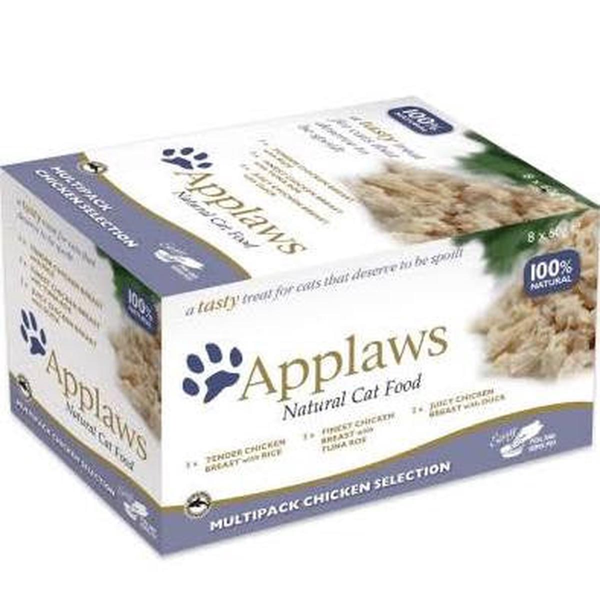 Applaws Cat Chicken 4 Pack Peel Top Dish 2.12oz {L+x} C=4