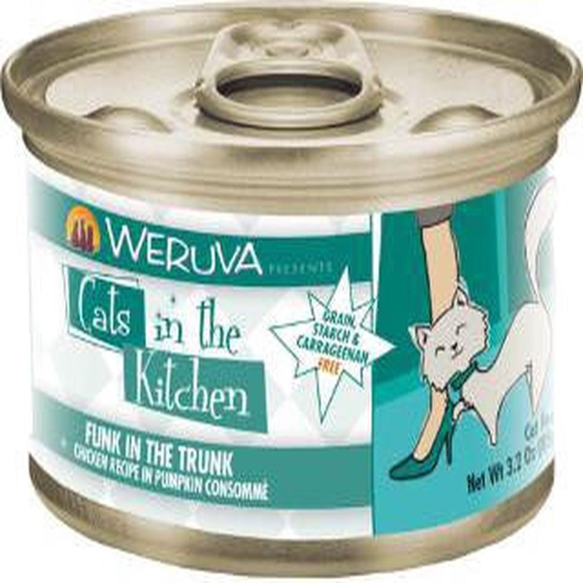 Weruva Chicken & Tuna Recipe In Pumpkin Consomme Cans Funk In The Trunk Cat 24/3.2oz. {L-x} 784084