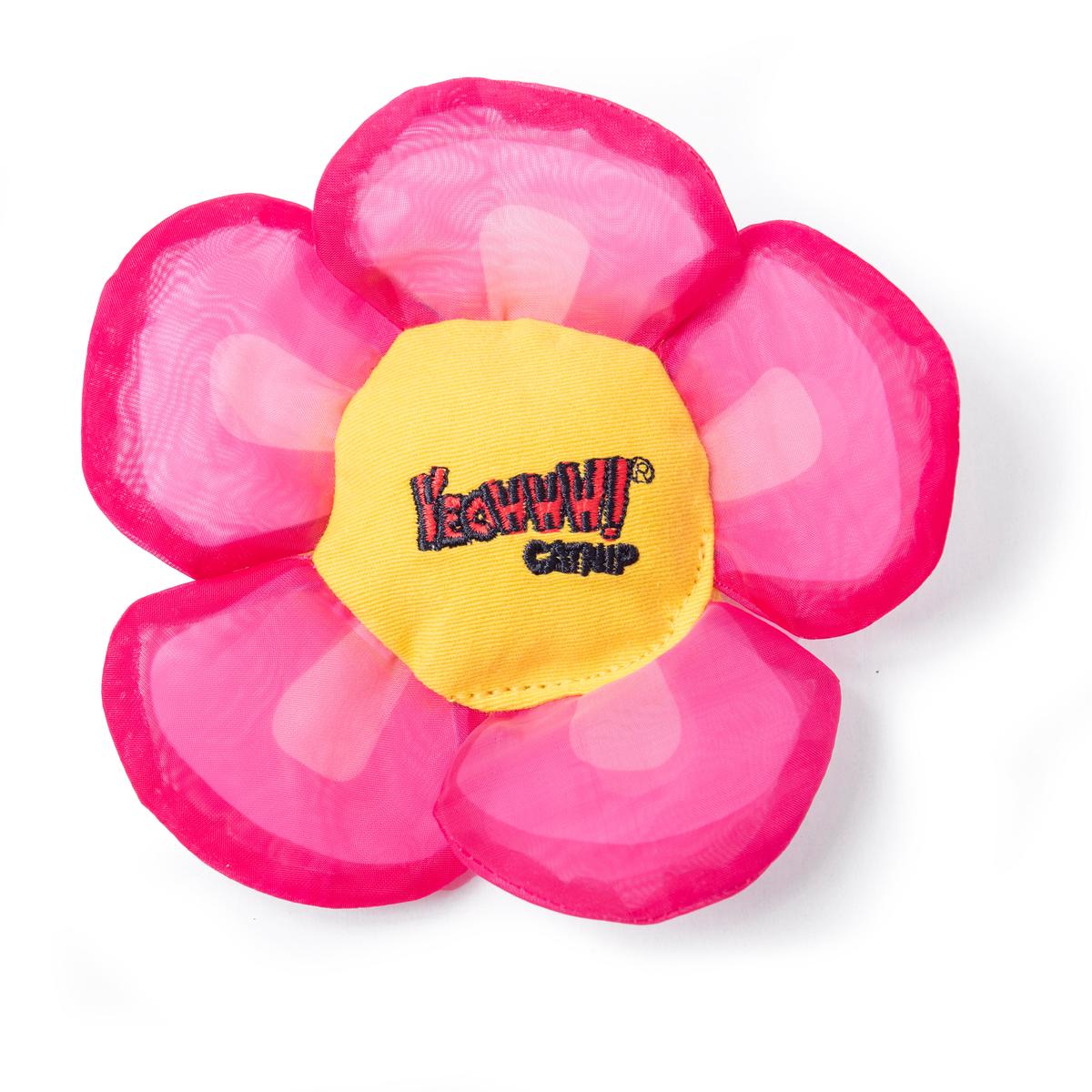Yeowww! Daisy's Flower Tops Catnip Cat Toy Pink