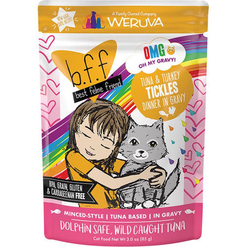 Weruva Bff Tuna & Turkey Tickles 12/3oz. Pouch {L-x} 784224 - Default Title