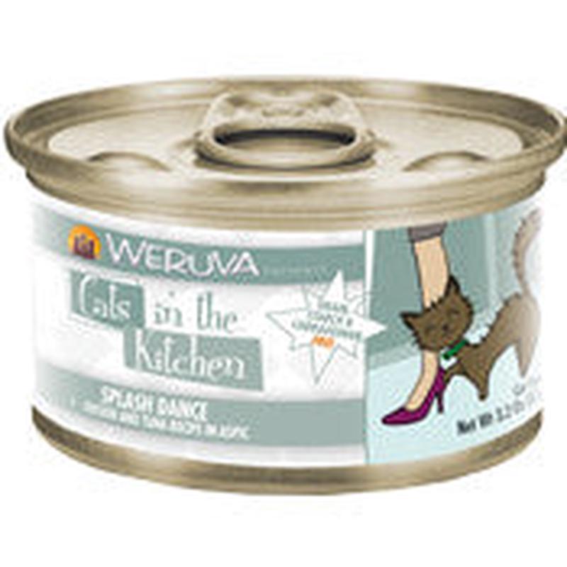 Weruva Chicken & Ocean Fish Recipe Au Jus Can Splash Dance Cat 24/3.2oz. {L-x} 784086