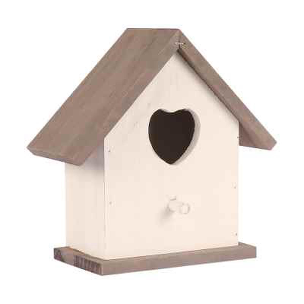 White Wooden Nesting Box
