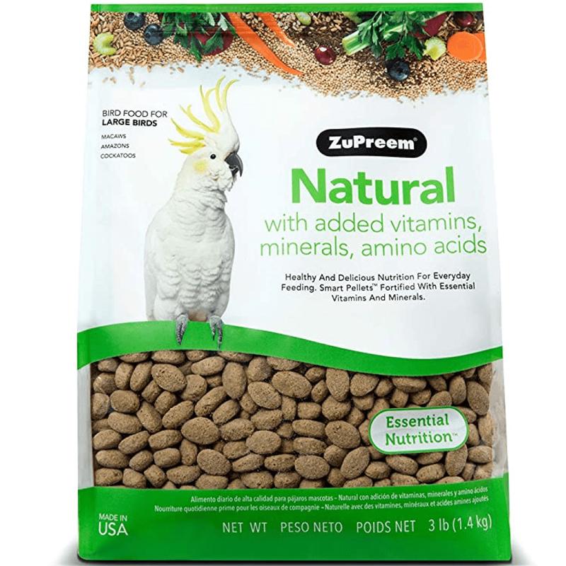 Zupreem Natural Avian Diets For Large Birds 136Kg
