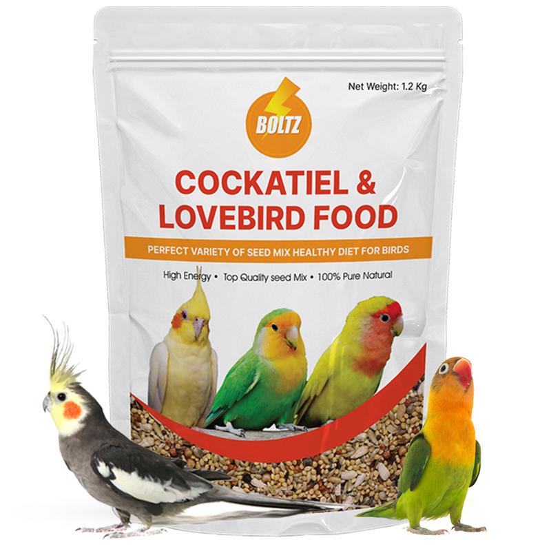 Boltz Mixed Seeds Adult Bird Food For Cockatiel And Lovebirds 12Kg