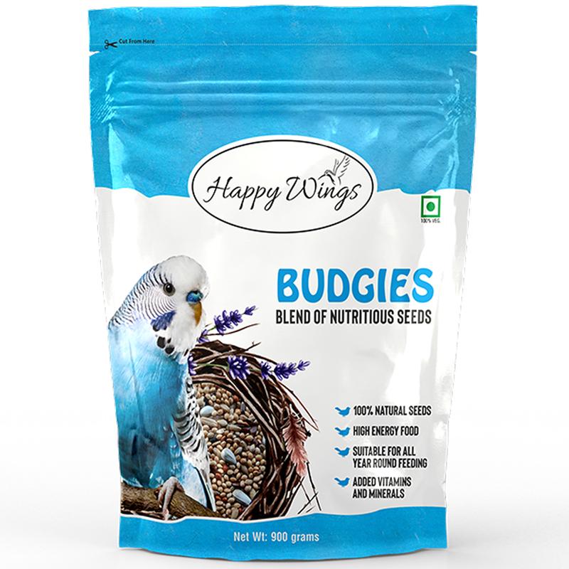 Happy Wings Mix Seeds Budgies Bird Food 900G
