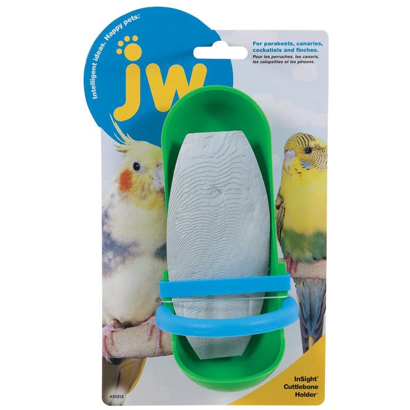 Jw Insight Cuttlebone Holder Toy For Birds (Green) 95In