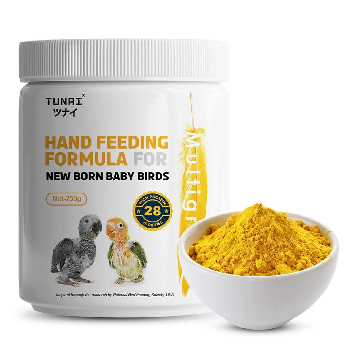 Tunai Hand Feeding Formula for All New Born Baby Birds
