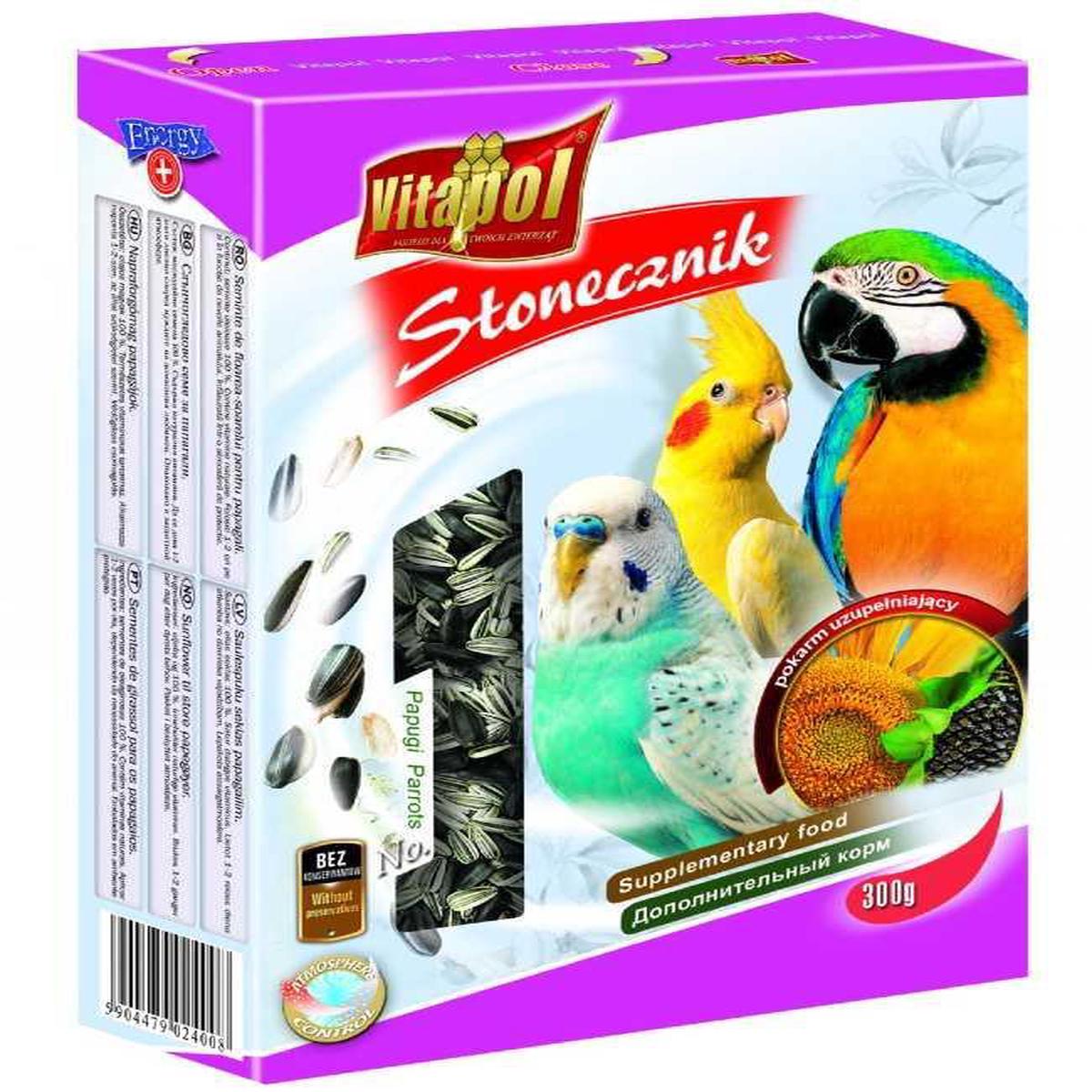 Vitapol Sonecznik Sunflower Seeds Ptaki Bird Food 300GAllBirdFood