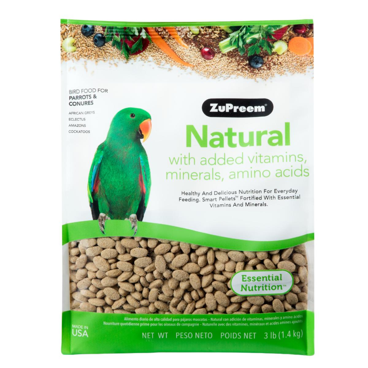 ZuPreem Natural Avian Pellet Diet Medium & Large Bird Food