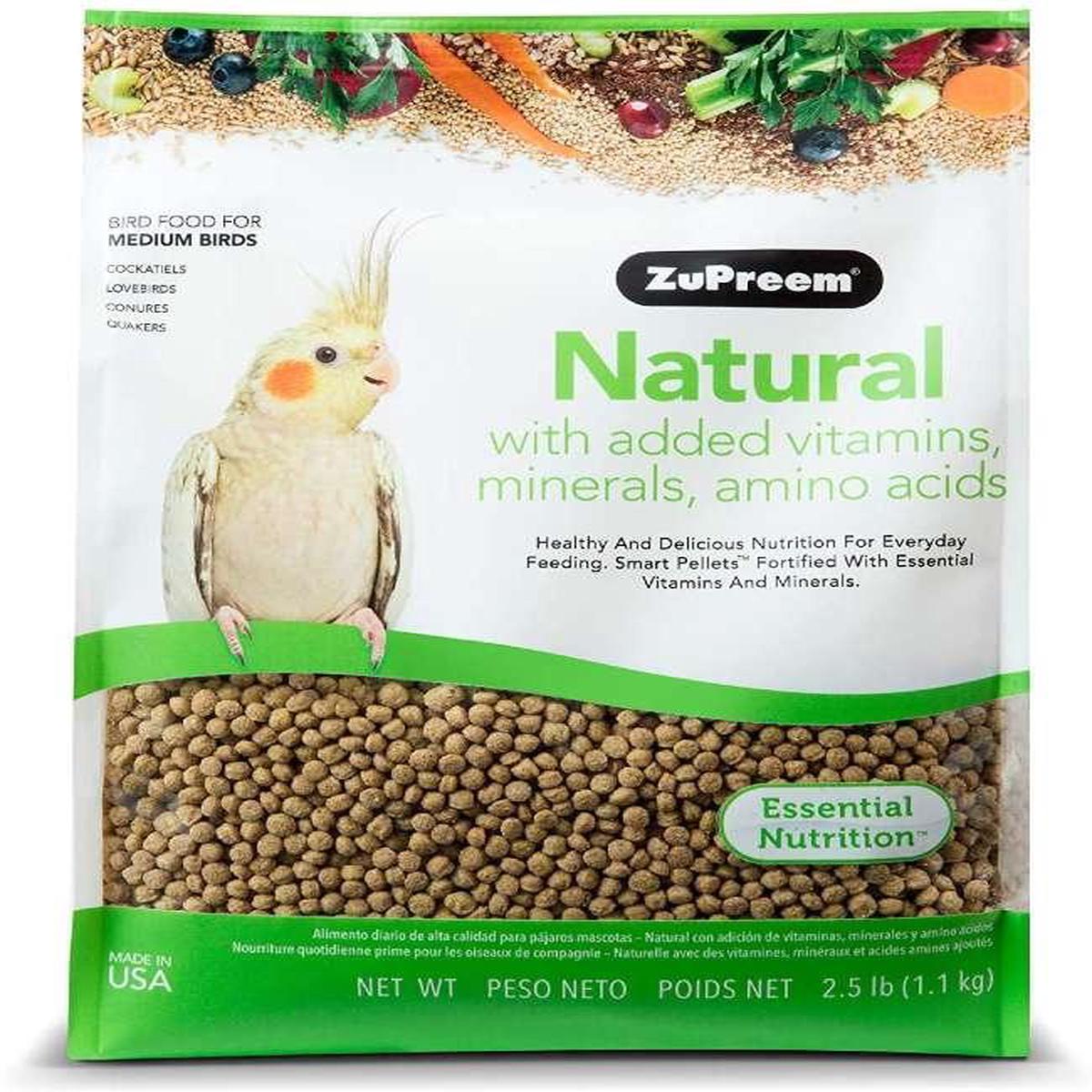 Zupreem Natural Bird Food For Medium Birds 11KgAllBirdFood