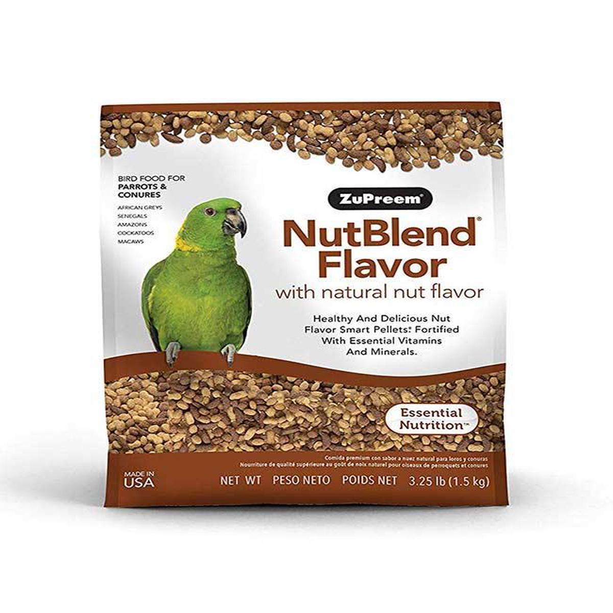 Zupreem Nutblend Flavor Bird Food For Parrots Conures 15KgAllBirdFood