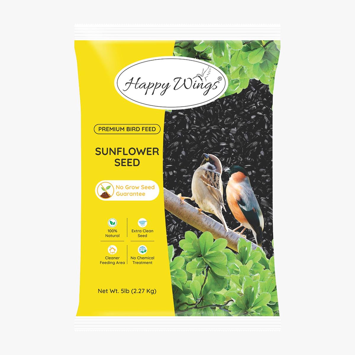 Happy Wings Sunflower Seed Bird Food