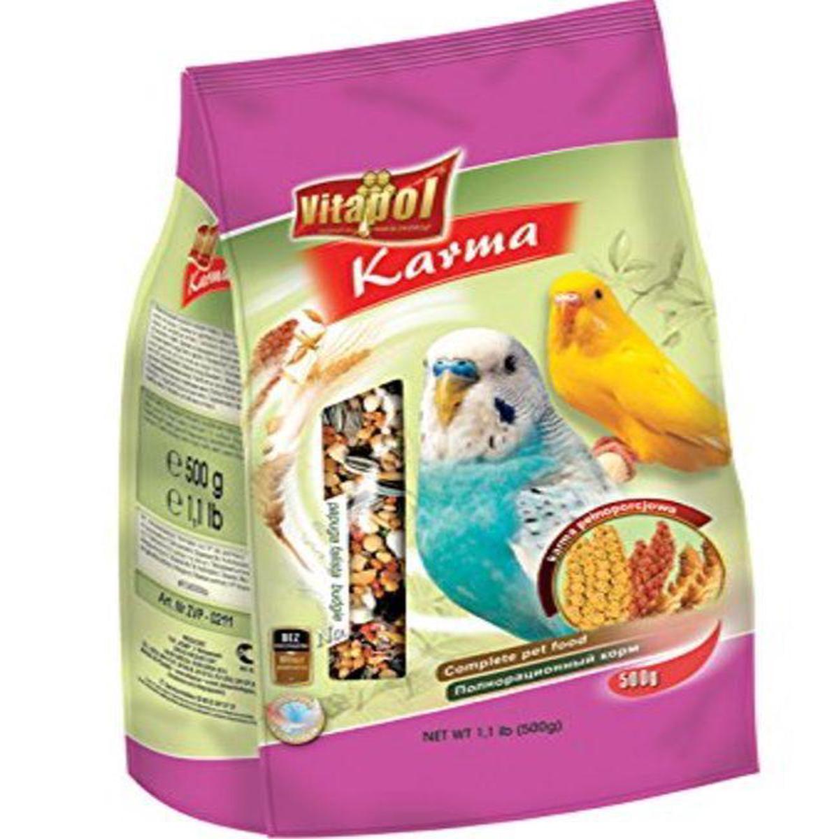 Vitapol Karma Budgie Bird Food 500GAllBirdFood