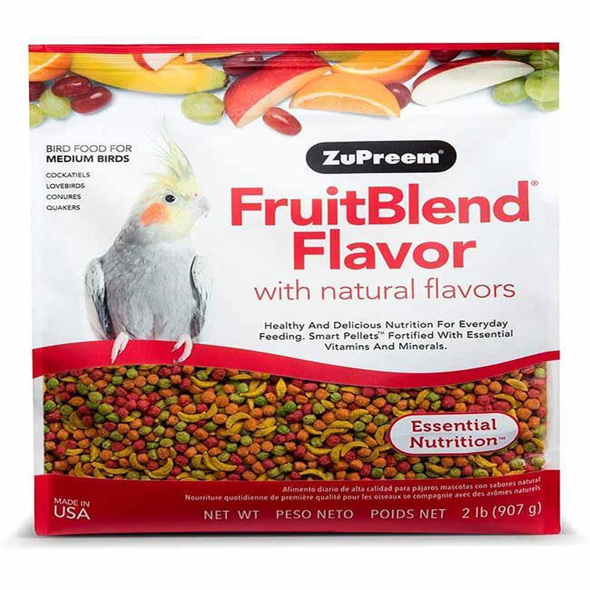 Zupreem Fruitblend Flavor Bird Food For Medium Birds 200GAllBirdFood