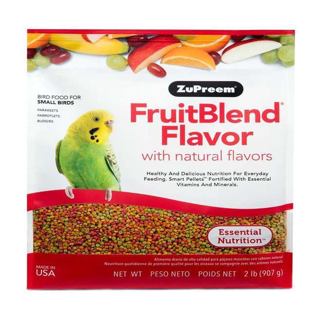 Zupreem Fruitblend Flavor Bird Food For Small Birds 200GAllBirdFood