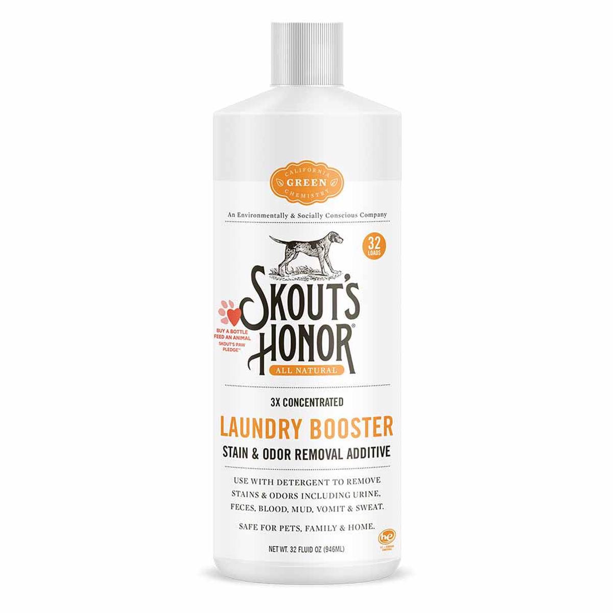Skouts Honor Laundry Booster - Stain and Odor Removal Additive 32oz