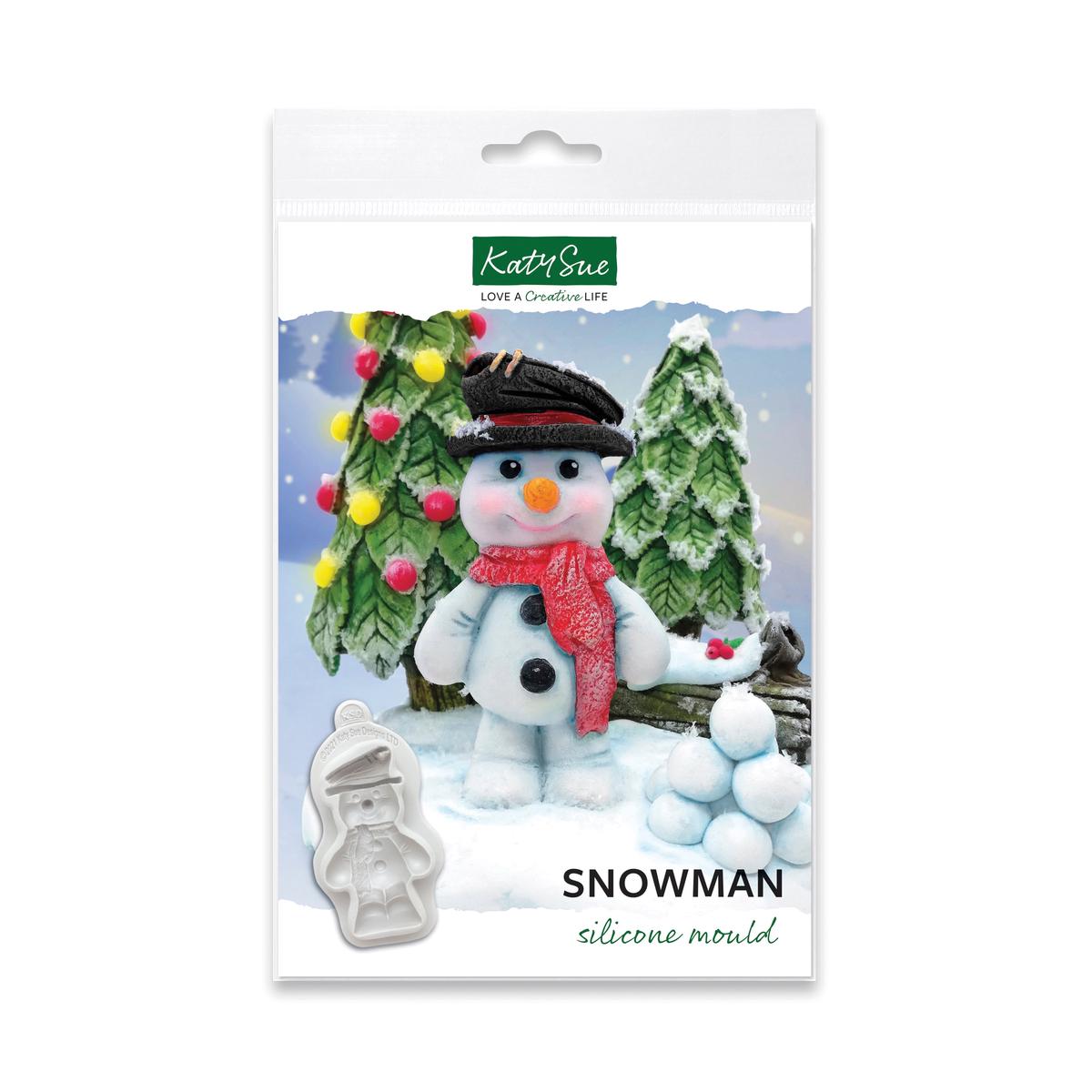 Snowman Silicone Mould