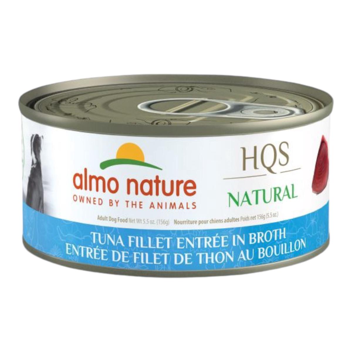 Almo Nature HQS Natural Entre Dog Food - Tuna Fillet In Broth 156g
