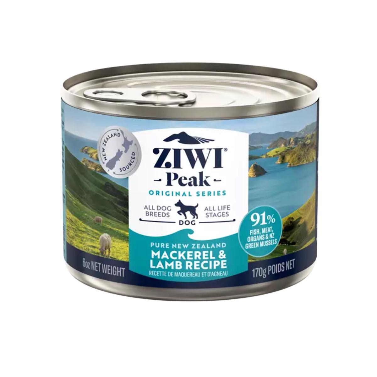 ZIWI Mackerel & Lamb Wet Dog Food 170g