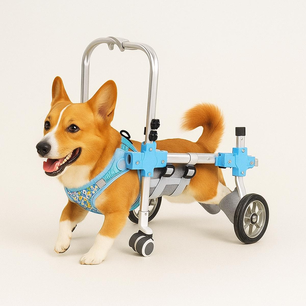 Adjustable Dog Wheelchair Harness for Mobility Support